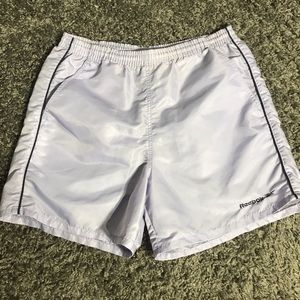 Purple Polyester Reebok Shorts